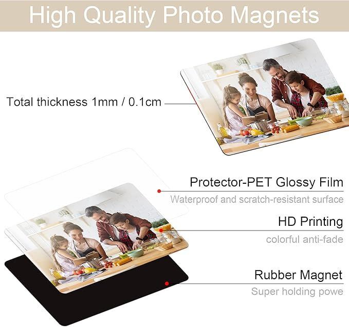 CARD PVC BIANCHE CON RETRO MAGNETE 0,80mm (CONFEZIONE DA 10 PEZZI)