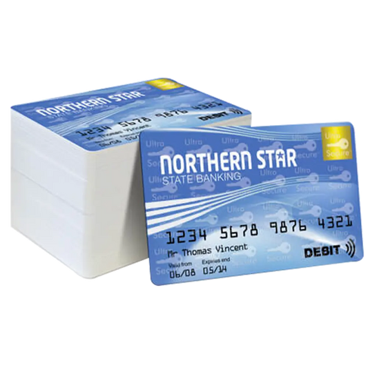 CARD RFID MIFARE 1K 13,56MHZ ISO14443 PRESTAMPATE OFFSET FRONTE RETRO 4+4 (CON LA TUA GRAFICA PERSONALIZZATA)