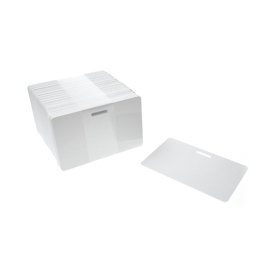 CARD BIANCHE CON ASOLA LATO LUNGO 0,76mm