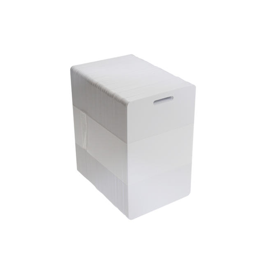 CARD BIANCHE CON ASOLA LATO CORTO 0,76mm