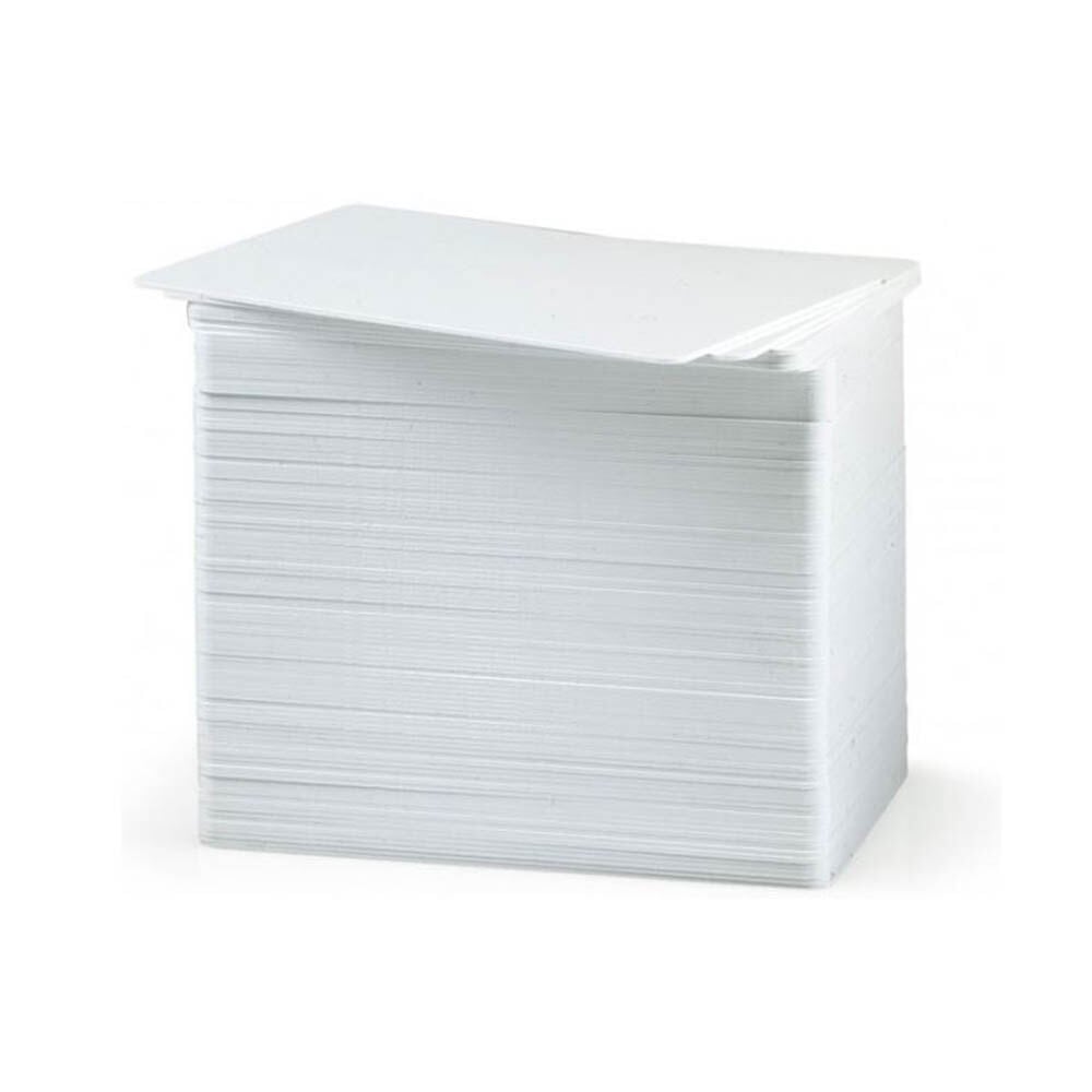 CARD PVC SUPER BIANCHE 0,76mm (CONFEZIONE DA 100 PEZZI)