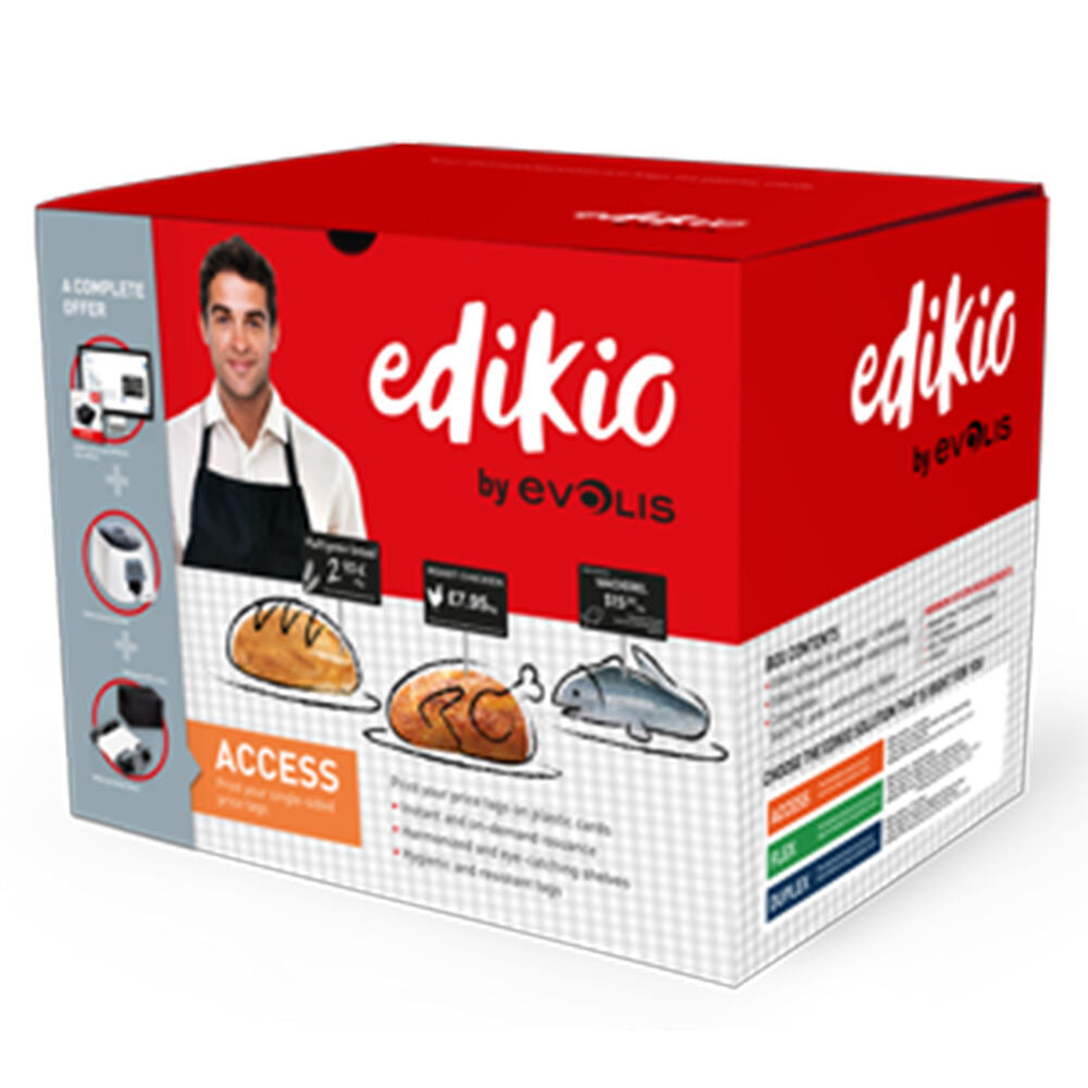 STAMPANTE CARD - EVOLIS EDIKIO ACCESS (CON SOFTWARE + NASTRO BIANCO + FOOD CARDS)
