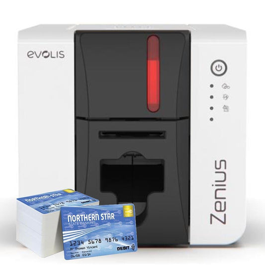 STAMPANTE CARD - EVOLIS ZENIUS 2 USB (CON SOFTWARE ID ALL STARTER EDITION)