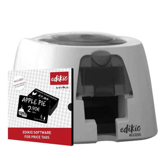 STAMPANTE CARD - EVOLIS EDIKIO ACCESS (CON SOFTWARE + NASTRO BIANCO + FOOD CARDS)
