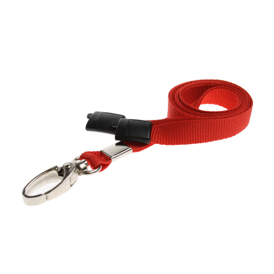 LANYARD CON GANCIO IN METALLO COLORE ROSSO