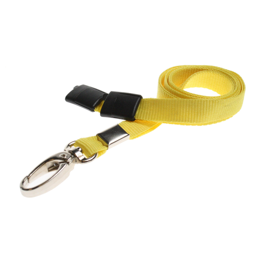LANYARD CON GANCIO IN METALLO COLORE GIALLO