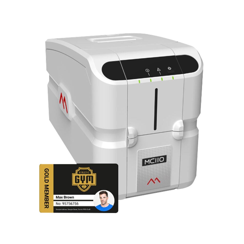 STAMPANTE CARD - MATICA MC110 (FRONTE RETRO GRATUITO + SOFTWARE CARDPRESSO OMAGGIO!)