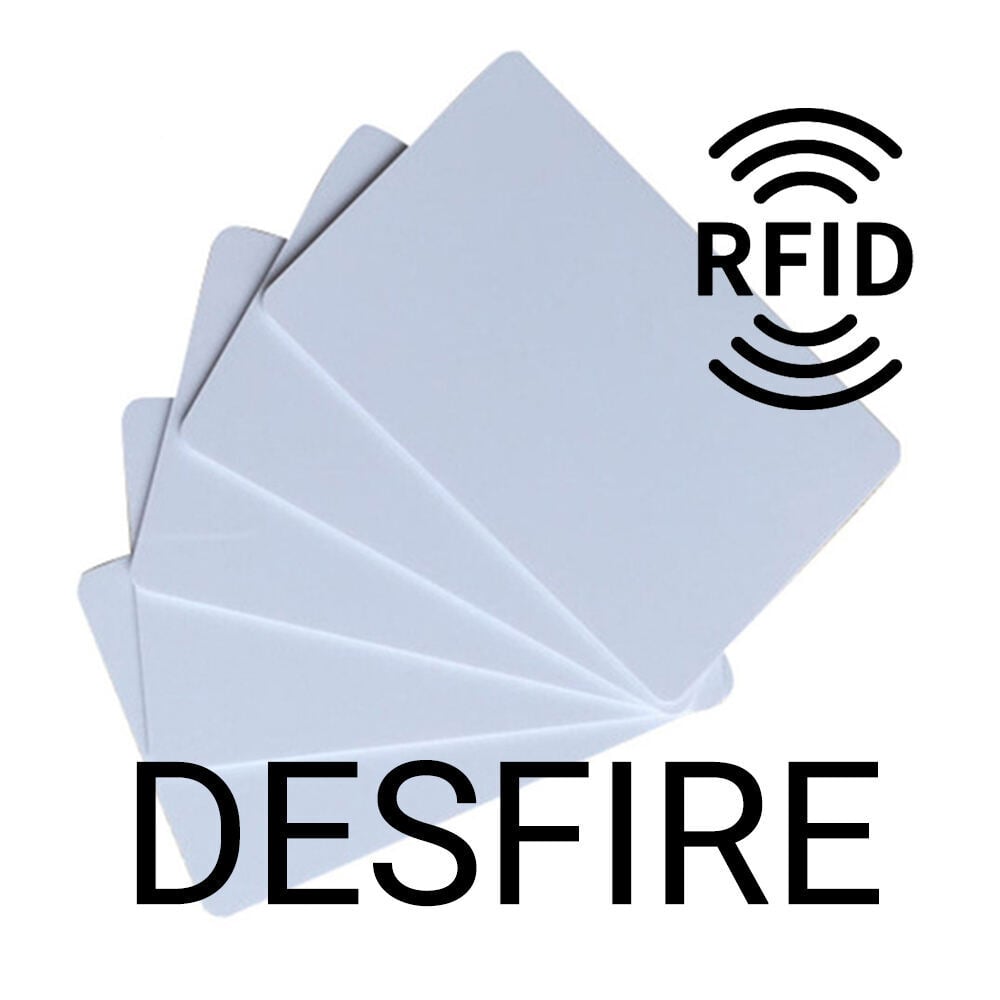 CARD RFID MIFARE DESFIRE 4K BIANCHE 13,56MHZ