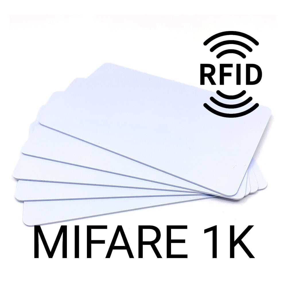 CARD RFID MIFARE BIANCHE COMPATIBLE 1KB 13,56MHZ ISO14443