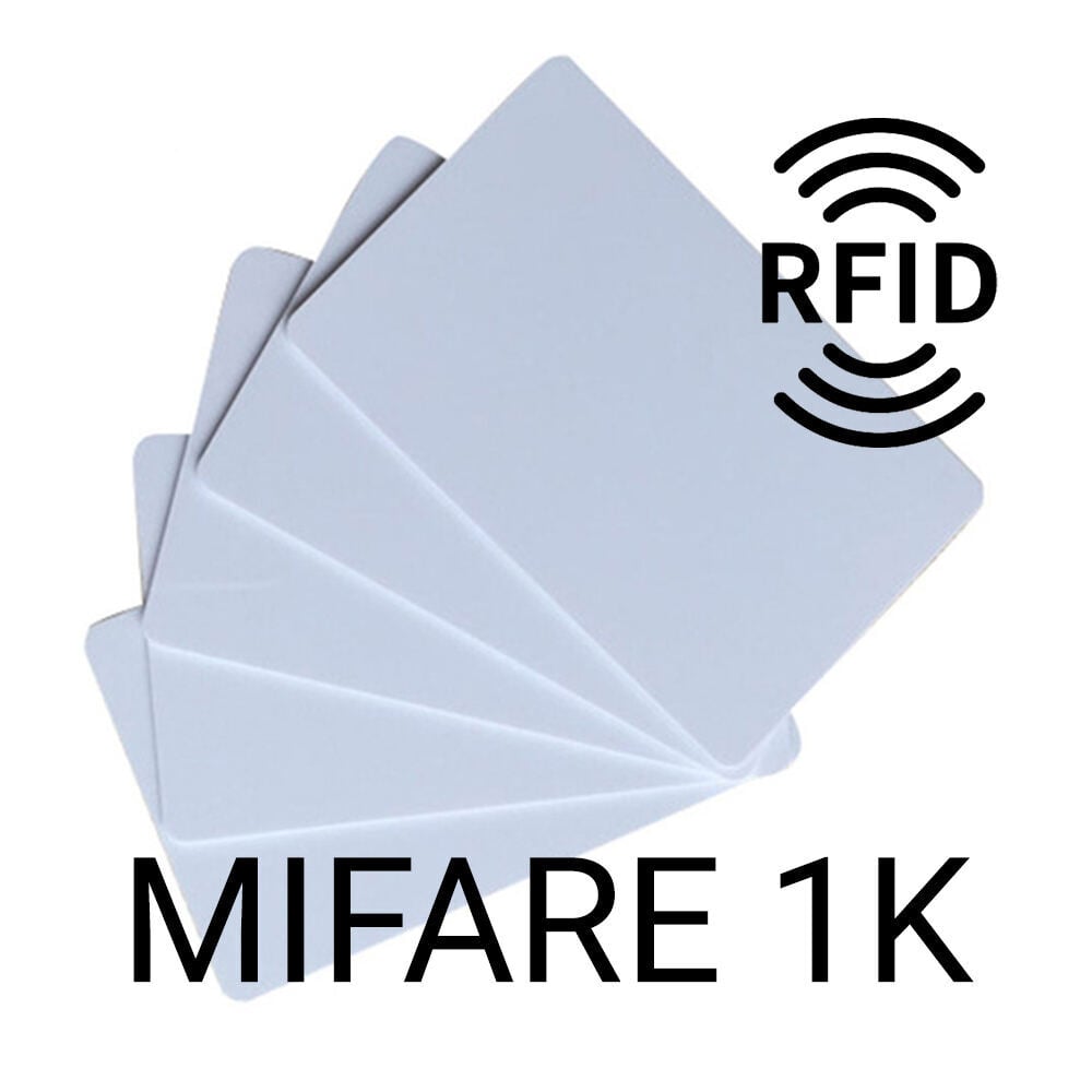 CARD RFID MIFARE BIANCHE COMPATIBLE 1KB 13,56MHZ ISO14443