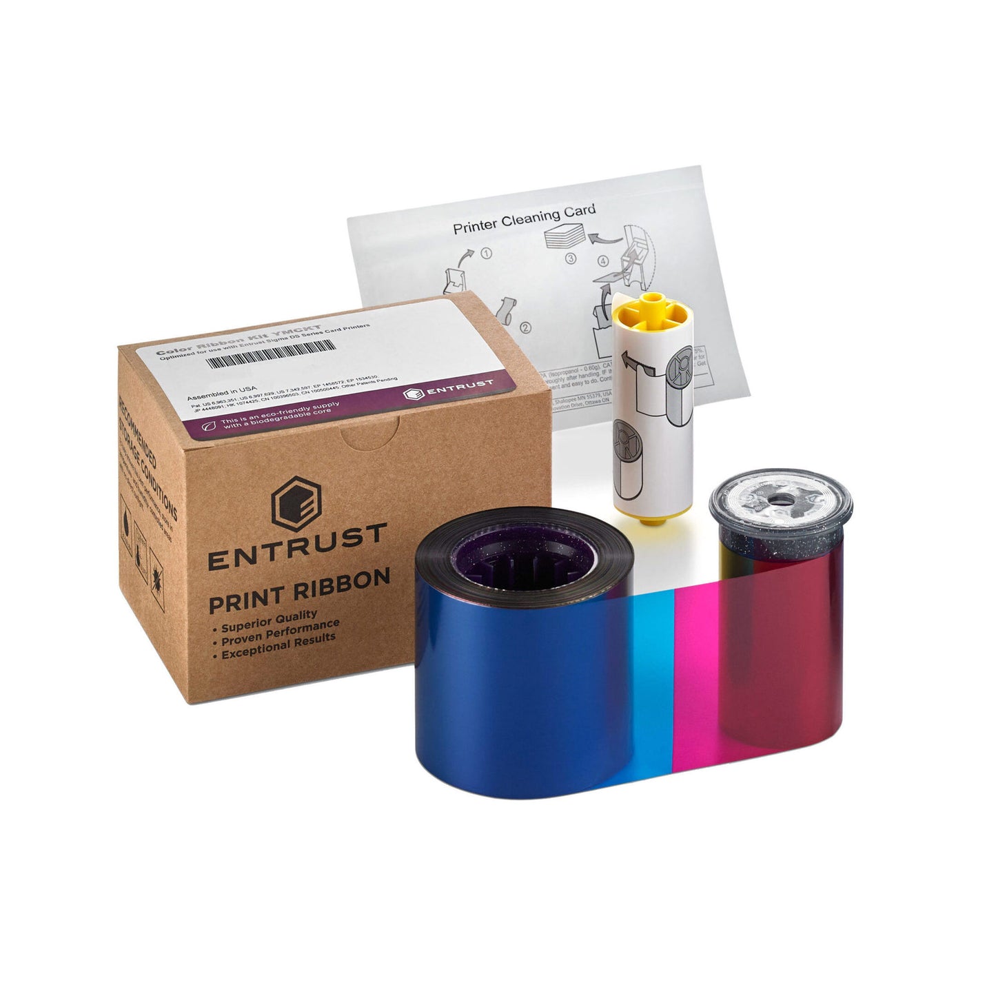 525100-004 ENTRUST DATACARD COLORE YMCKT 500 STAMPE