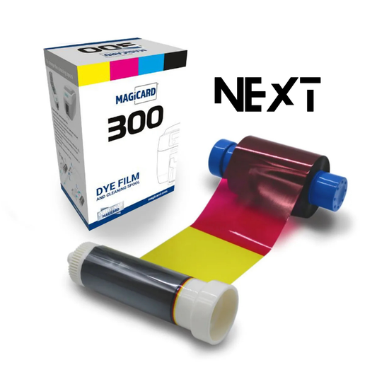 NXT300YMCKO - NASTRO COLORE DA 300 STAMPE YMCKO - SOLO VER. "NEXT"