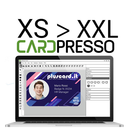 CARDPRESSO UPGRADE DA XS A XXL